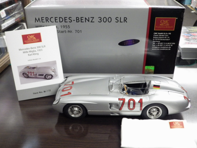 1/18 CMCʡ륻ǥ٥ġ300SLRMille Miglia 1955 #701karl Kling