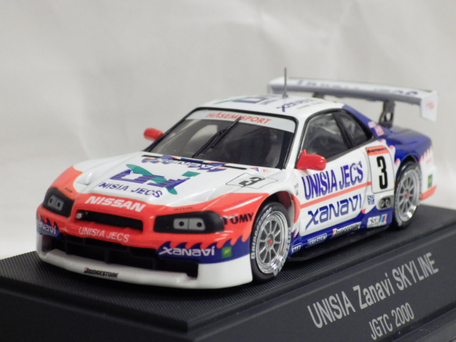 ミニカーショップグローバル - 1/43 エブロ ユニシア ザナヴィ GT-R ...