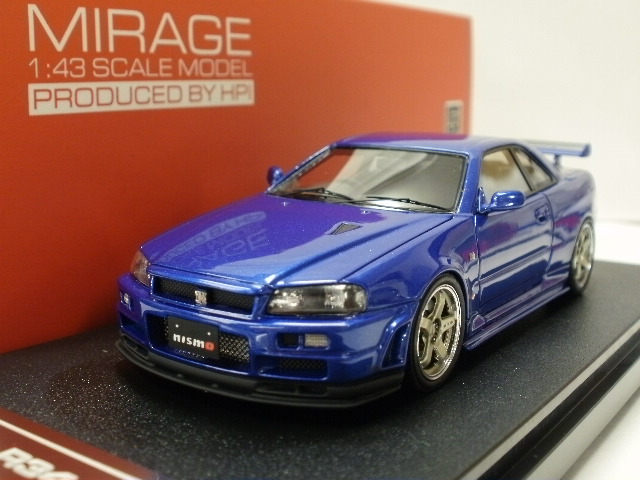 ミニカーショップグローバル - 1/43 MIRAGE ニスモ R34 GT-R S