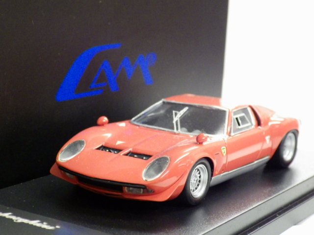 ミニカーショップグローバル - 1/43 CAM ランボルギーニ イオタ 1970 【レッド】