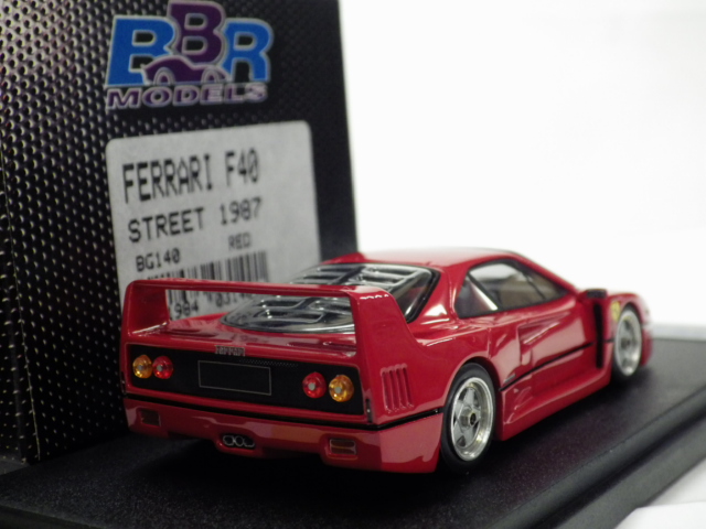 1/43 BBR　フェラーリ　F40 ストリート　1987 【レッド】