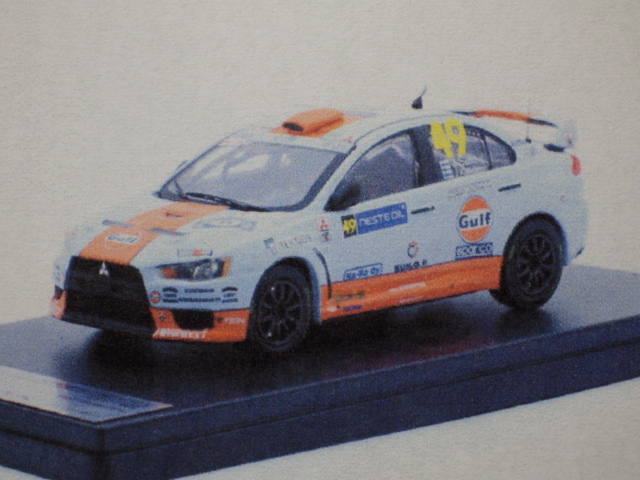 1/43 TarmacWorksɩ󥵡EvoXGulfRacingRallyFinland2010 500pcs