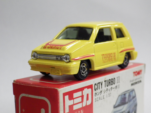 ミニカー トミカ 54 ホンダシティ ターボ (日本製トミカ) 名古屋丸栄特注品
