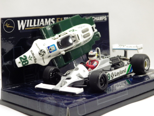 1/43 ミニチャンプス　ウィリアムズ　FW07B　1980 C.ロイテマン　#28