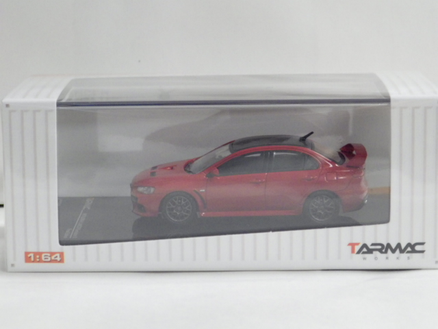 1/64 TARMAC　三菱　ランサー　エボルーション　X ファイナルエディション　【レッド】
