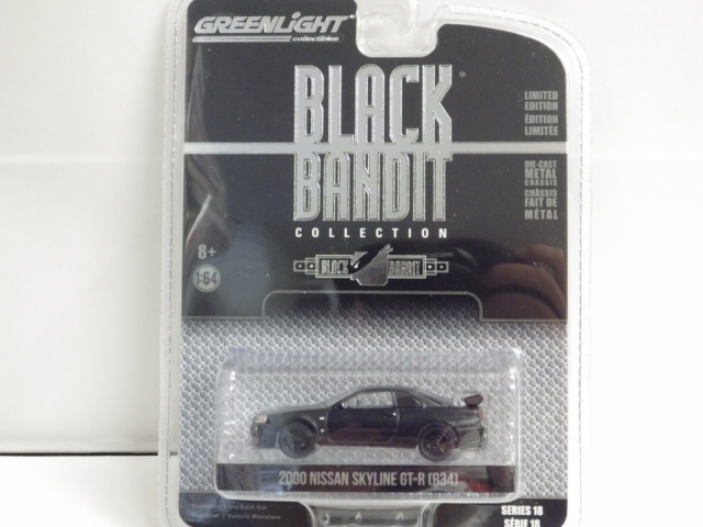 1/64 GREENLIGHT2000˥å󡡥饤GT-R(R34) BLACKBANDIT