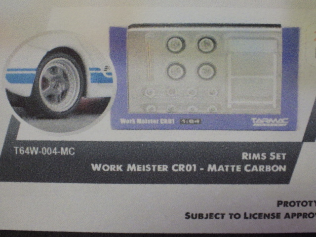 1/64 TARMACWork Meister CR01 Matte Carbon