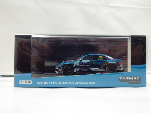 1/64 TARMACAudi RS 3 LMS WTCR Race of Macau 2018#28