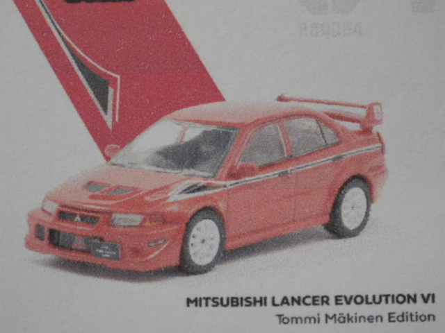 1/64 TARMACɩ Lancer Evolution VI Tommi Makinen Edition
