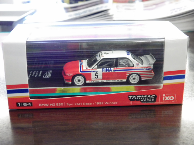 1/64 TARMACBMWM3 E30 Spa24h 1992 winner #5