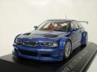 1/43 ミニチャンプス　ミニカーファン限定品　ＢＭＷ　Ｍ3　ＧＴＲ (E46)　ストリート2001 限定1000pcs 【ブルーメタリック】