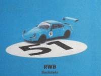 1/64 TARMAC RWB Backdate Blue #51