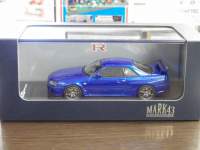1/43 MARK43 ���Y �X�J�C���C��GT�]R V�]spec�U (BNR34) �yBayside Blue�z