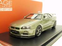 1/43 MIRAGE　ニッサン　スカイライン　GT-R　V-Ｓｐｅｃ ニュル(R34)　【ミレニアムジェイド】
