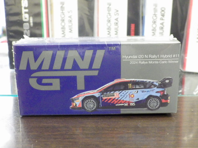 1/64 MINI GT 871 ҥ i20 N Rally1 ϥ֥å ƥ꡼ ͥ 2024 #11 ϥɥ